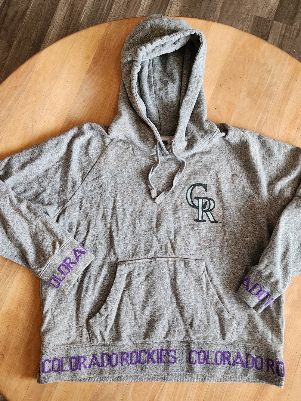 Colorado Rockies Gray Women's Hoodie Jacket